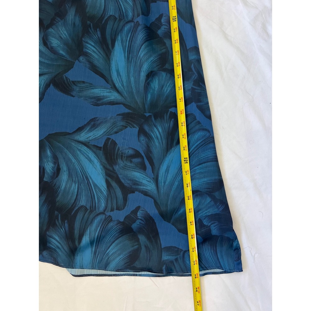 Women's blue Sachin and Babi one shoulder bow evening dress size 8 - Picture 10 of 14